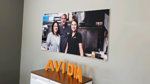 Environmental graphics and signage for Avidia Bank Leominster 