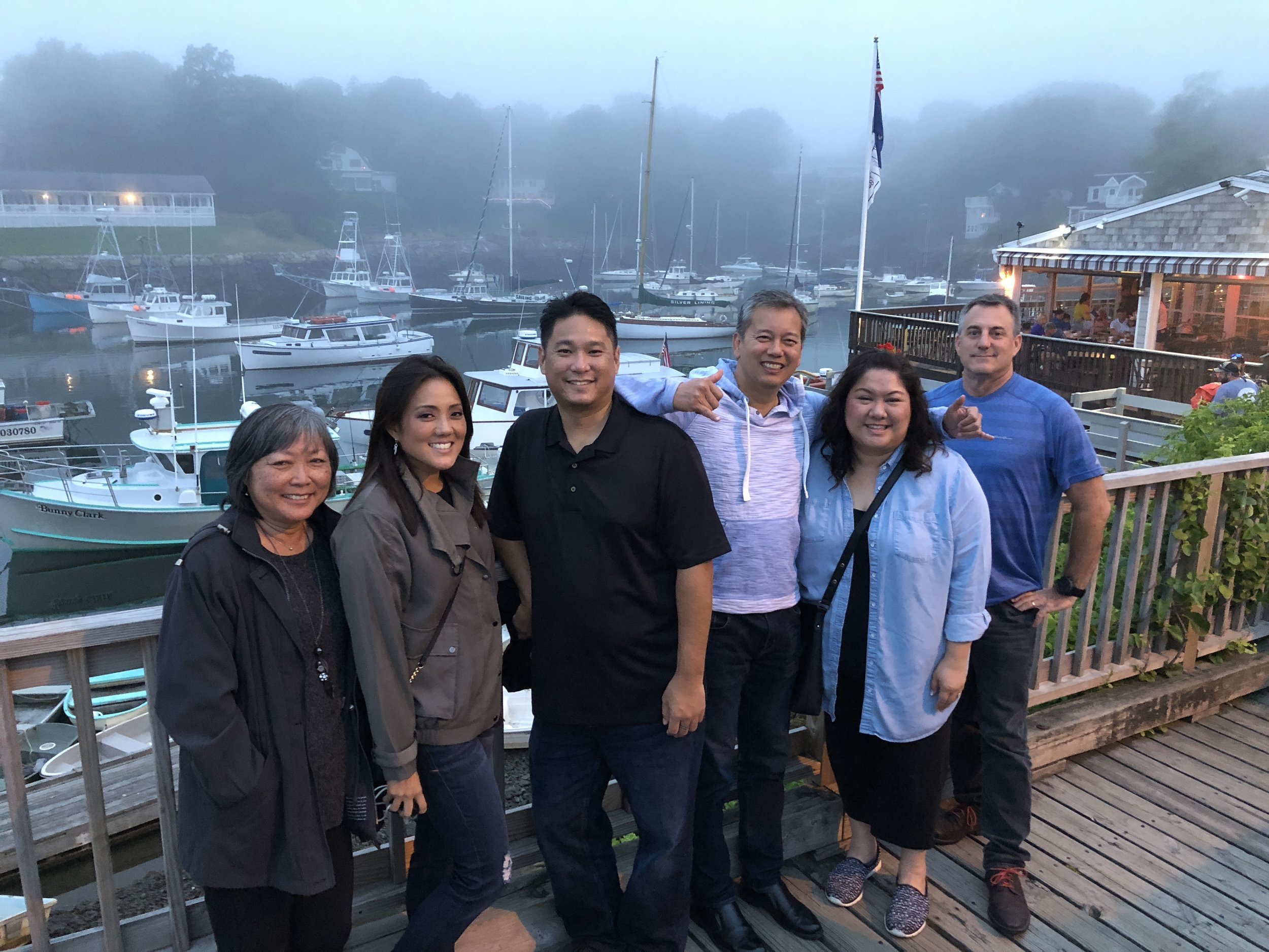 Out for Lobster in Perkins Cove, Ogunquit, ME.