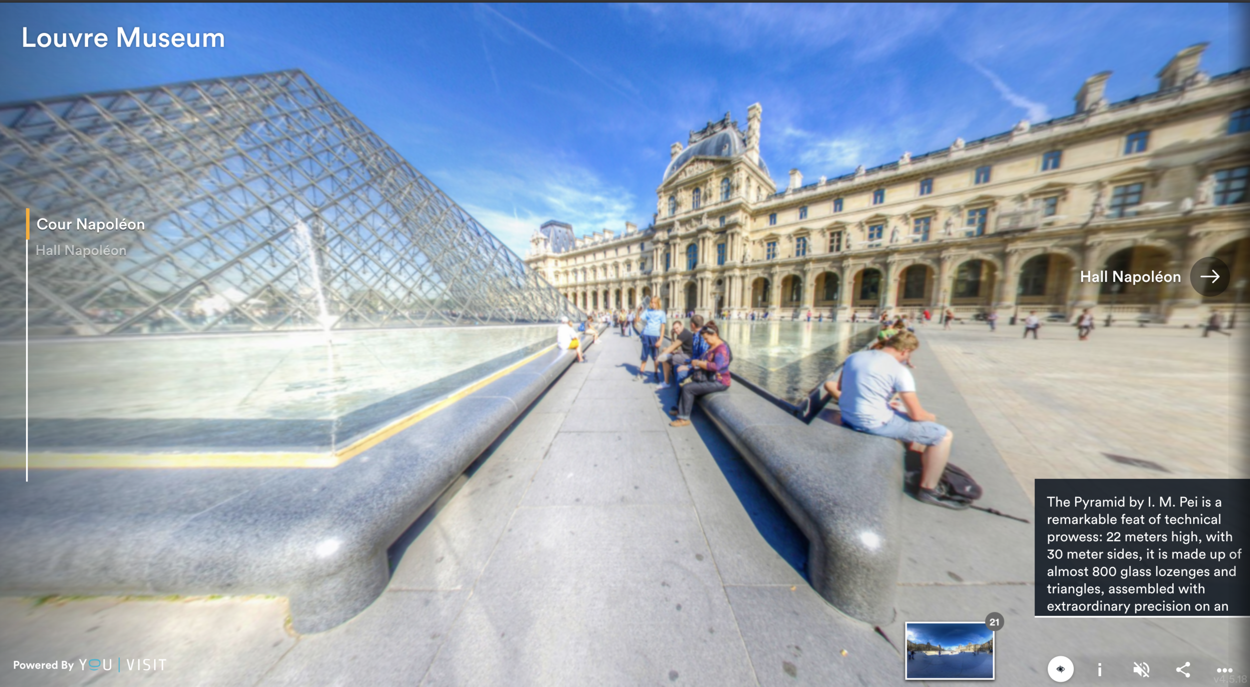 The Louvre VR experience