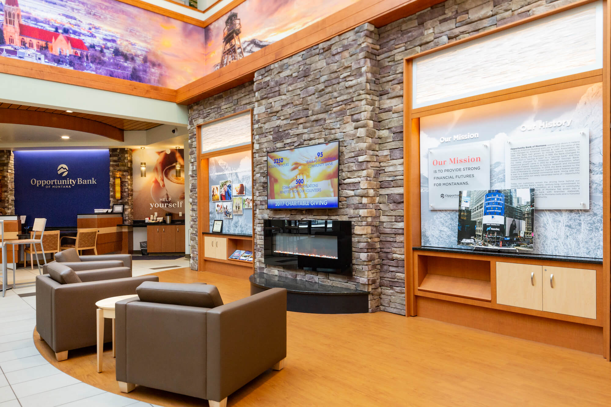 bank interior design