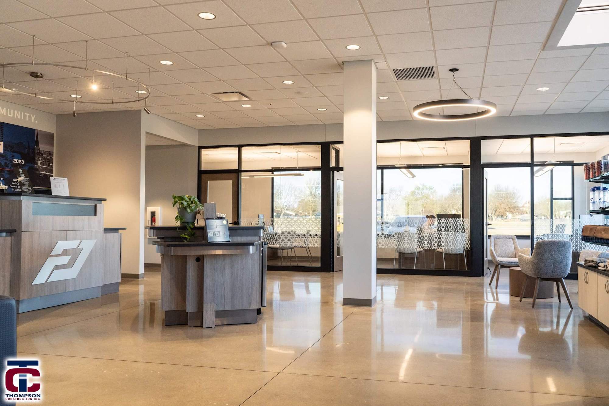 First OK Credit Union Lobby