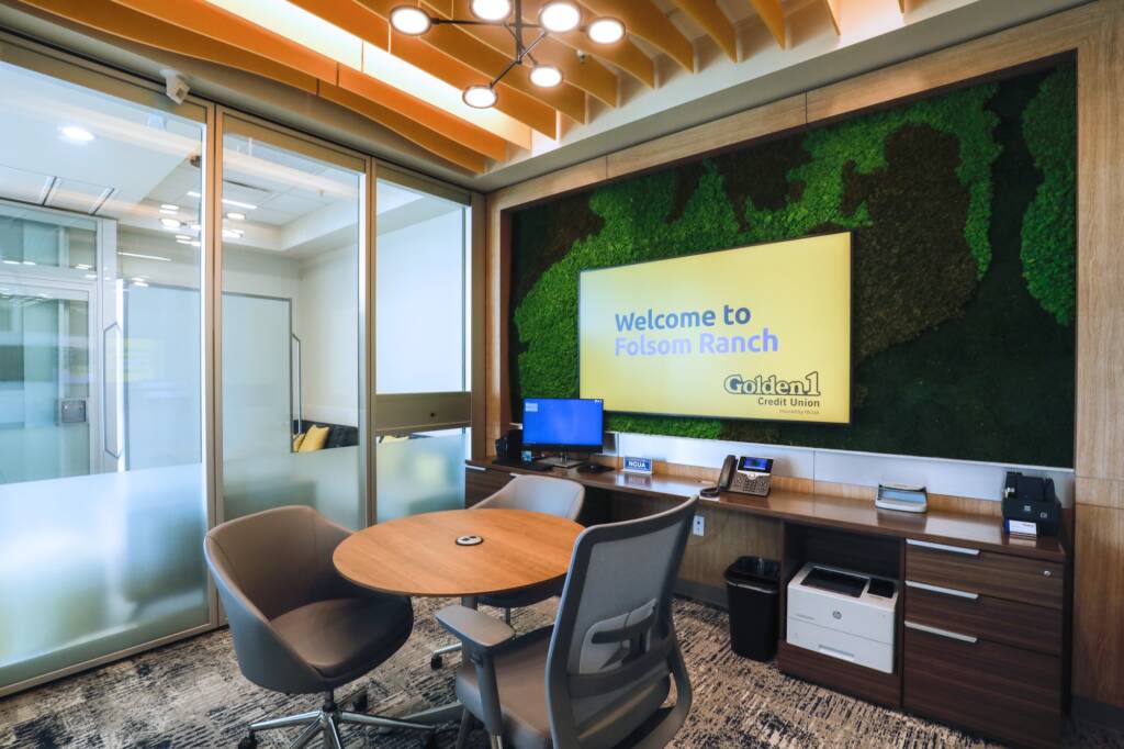 credit union interior design