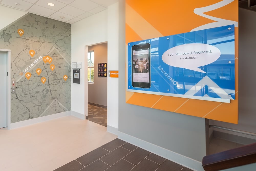 digital signage with social media feed