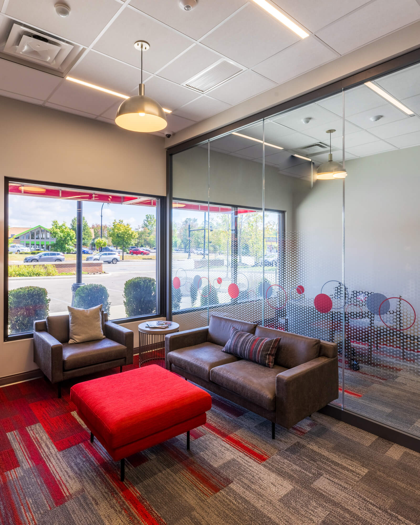 private bank office lobby seating