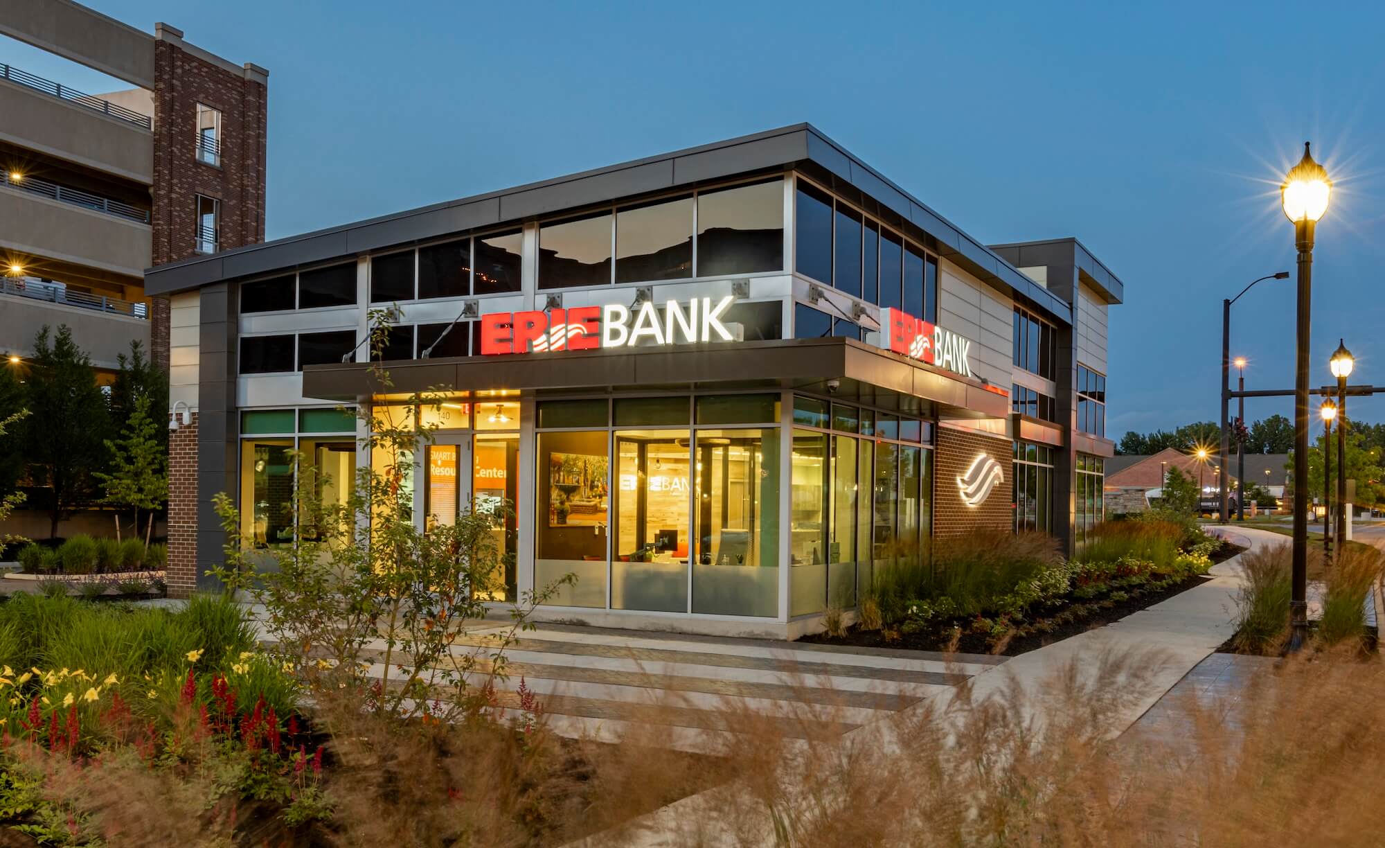 outdoor bank signage