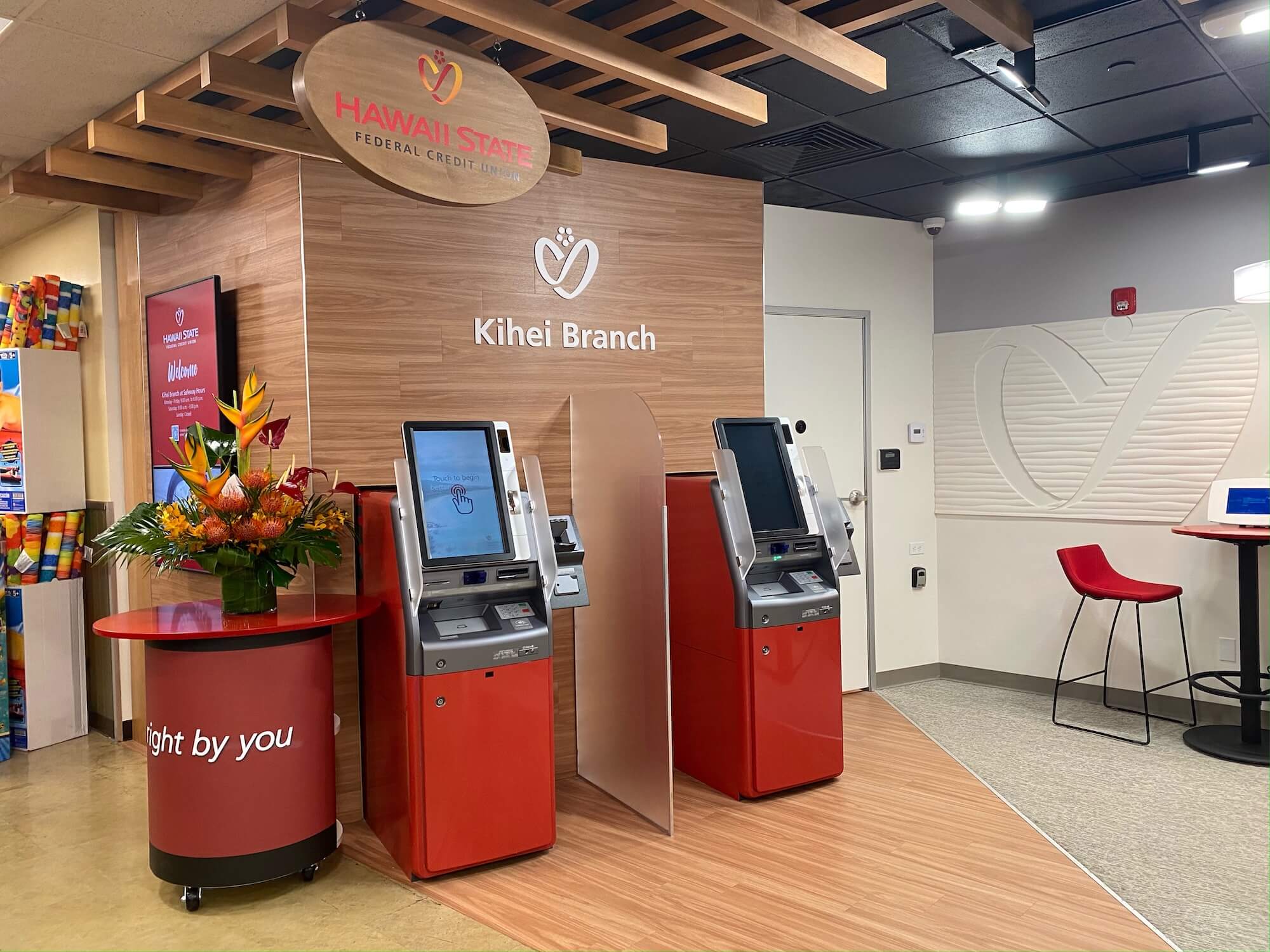 ITM kiosks in micro branch
